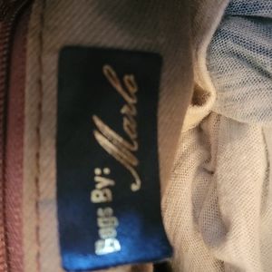 Braided shoulder  bag metalic